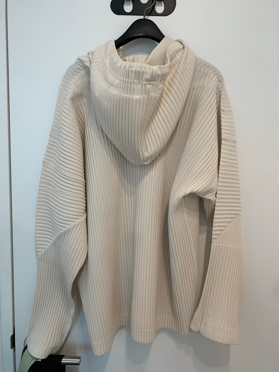 옴므플리세 후드집업 아이보리 2 jl114 상품이미지3