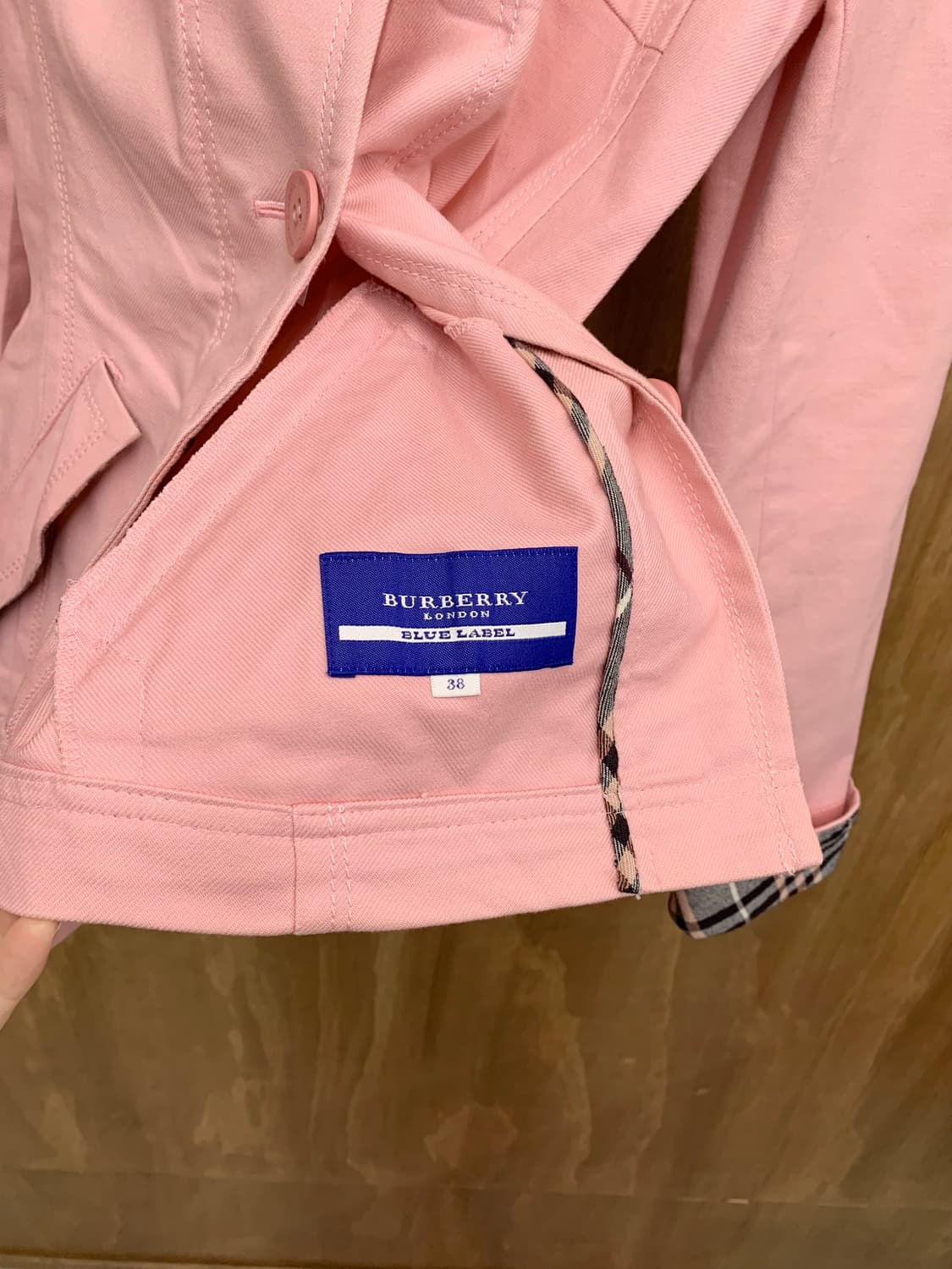 Burberry 버버리 블루라벨 핑크자켓 상품이미지4
