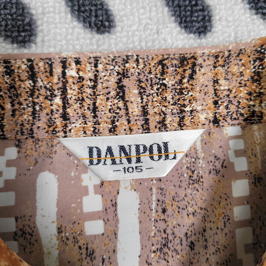 Danpol 빈티지 패턴 긴팔 셔츠 상품이미지2