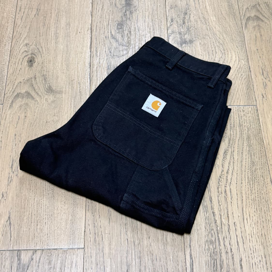 Carhartt wip 칼하트 싱글니 블랙 덕캔버스 상품이미지1