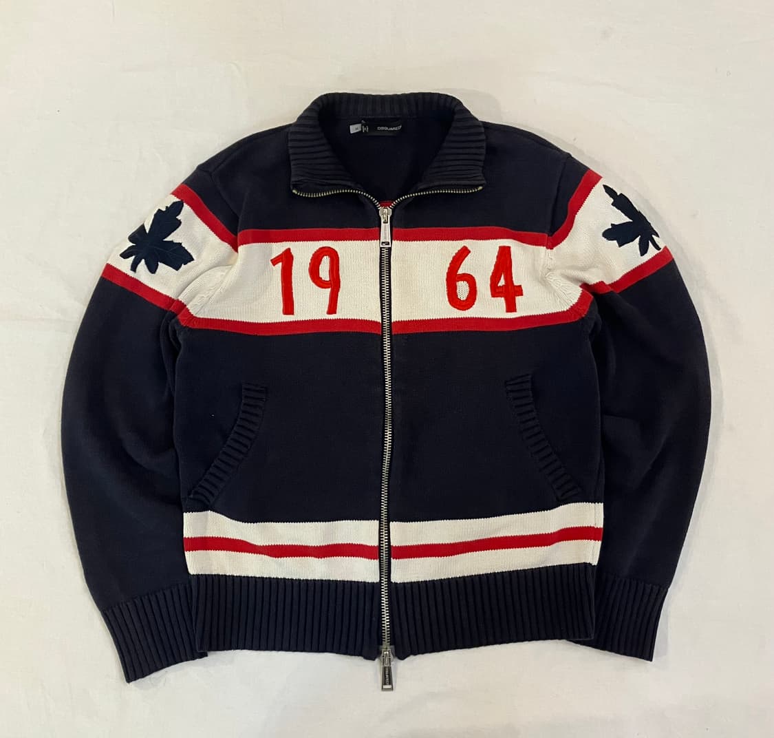 디스퀘어드2 1964 코위챤 니트집업 가디건 상품이미지1