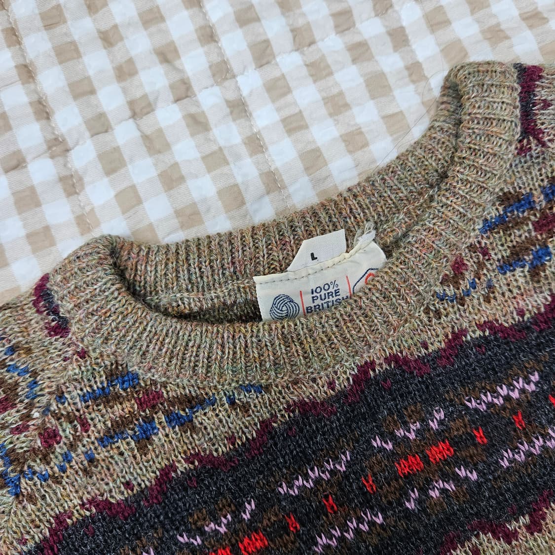 예쁜 울100 니트 스웨터 남자100 상품이미지2