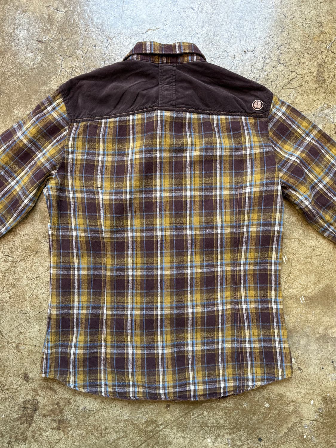 코듀로이 웨스턴 체크 플란넬 셔츠 상품이미지6