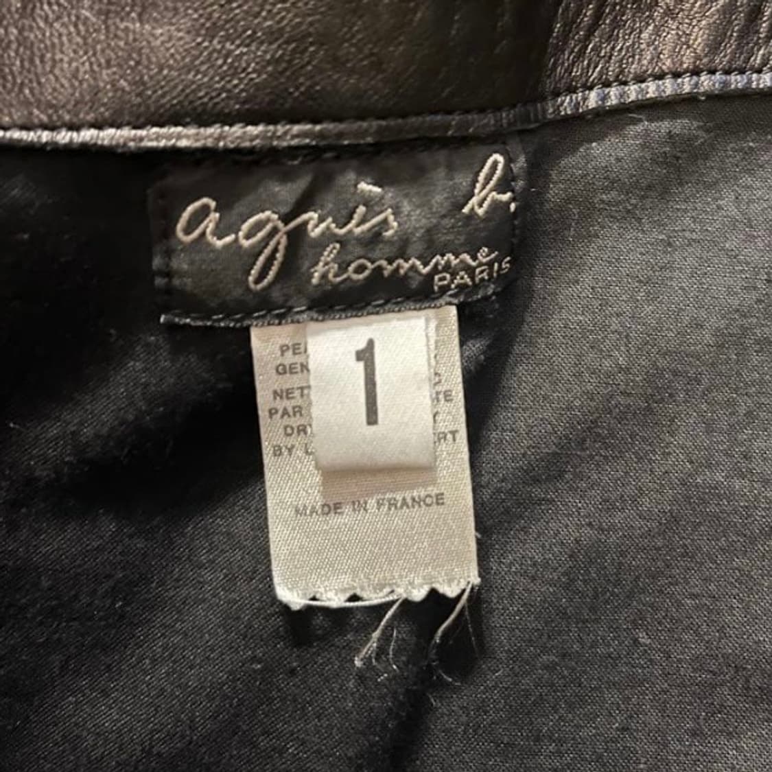 아네스베 옴므 나플레옹 레더자켓 상품이미지3