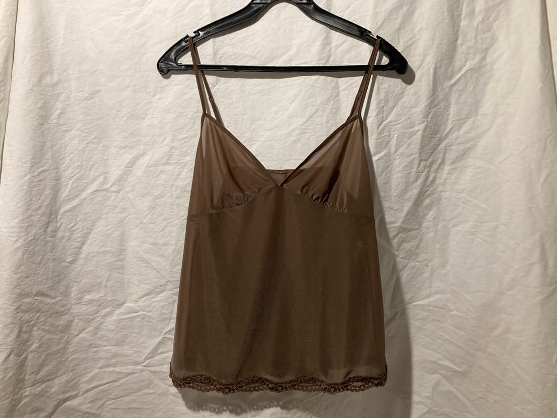 vintage brown sleeveless top 상품이미지1