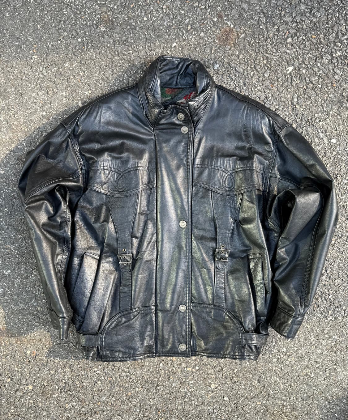 🇯🇵80s Japan 소가죽 레더 자켓 상품이미지1