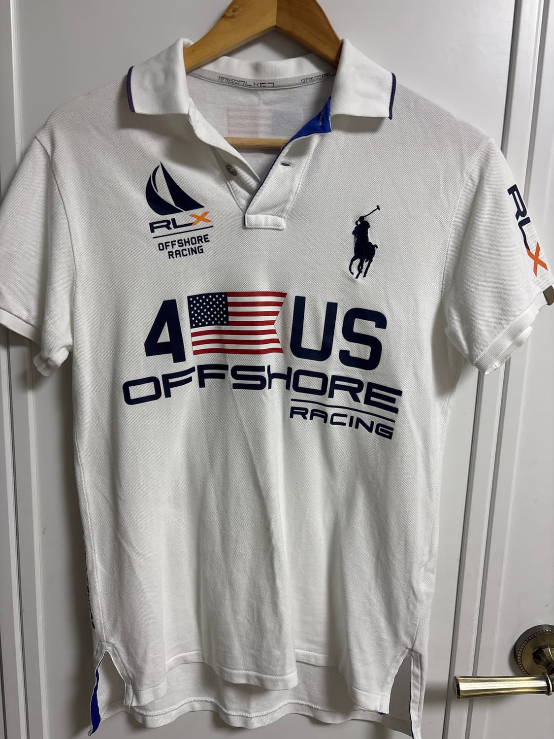 폴로 RLX 레이싱 반팔 빈티지 셔츠 상품이미지1