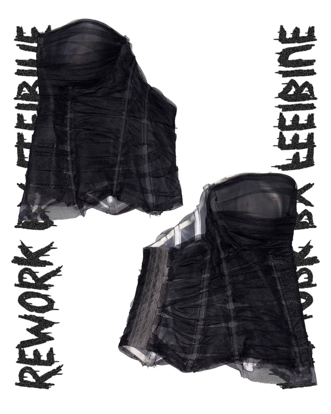 FEELBLUE REWORK 022 – Black Eden Corset 상품이미지3