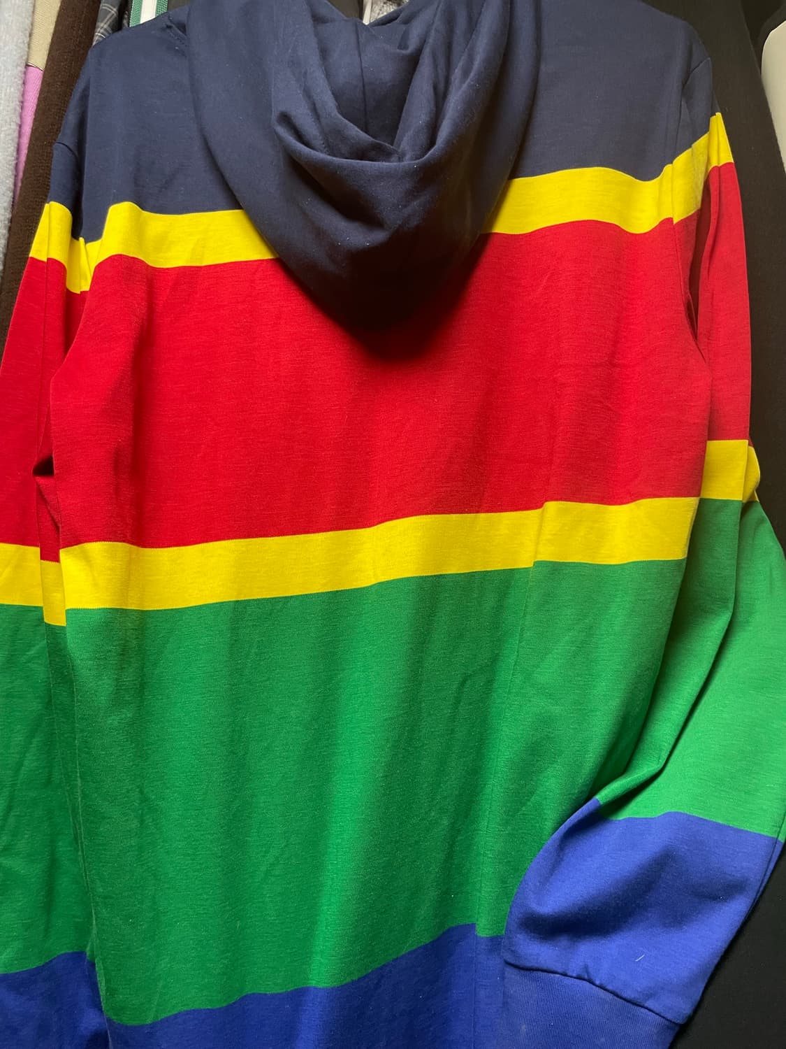 폴로 정품 스트라이프 후드 S 상품이미지2