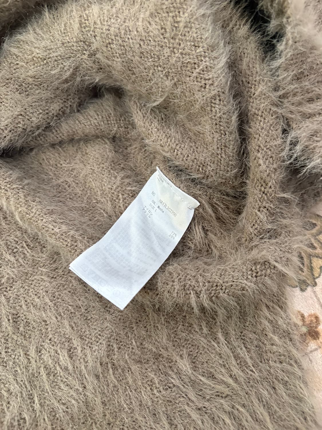 아메리칸홀릭 헤어리 v넥니트 상품이미지3