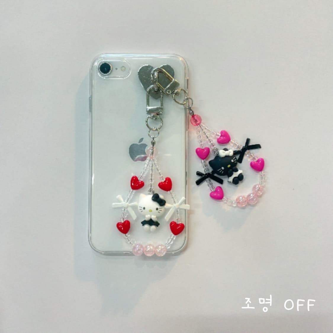 흑백 & 태닝 키티 키링 상품이미지6