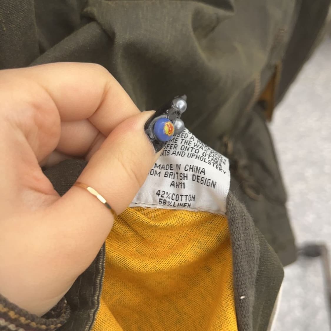 슈퍼드라이 재팬빈티지 밀리터리 리미티드 바버 자켓 95 C08772 상품이미지6