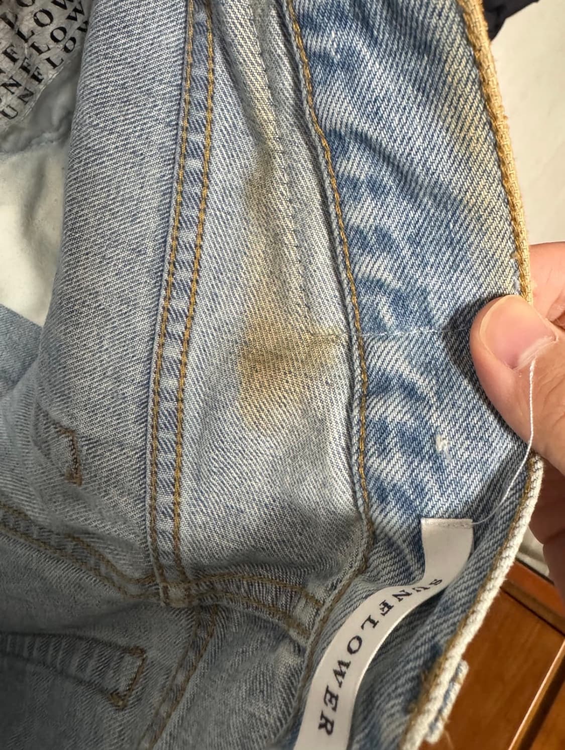 선플라워 스트레이트핏 데님 30 상품이미지4