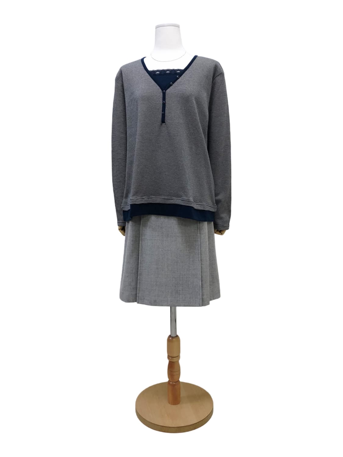 스트라이프 레이어드st 티셔츠 상품이미지2