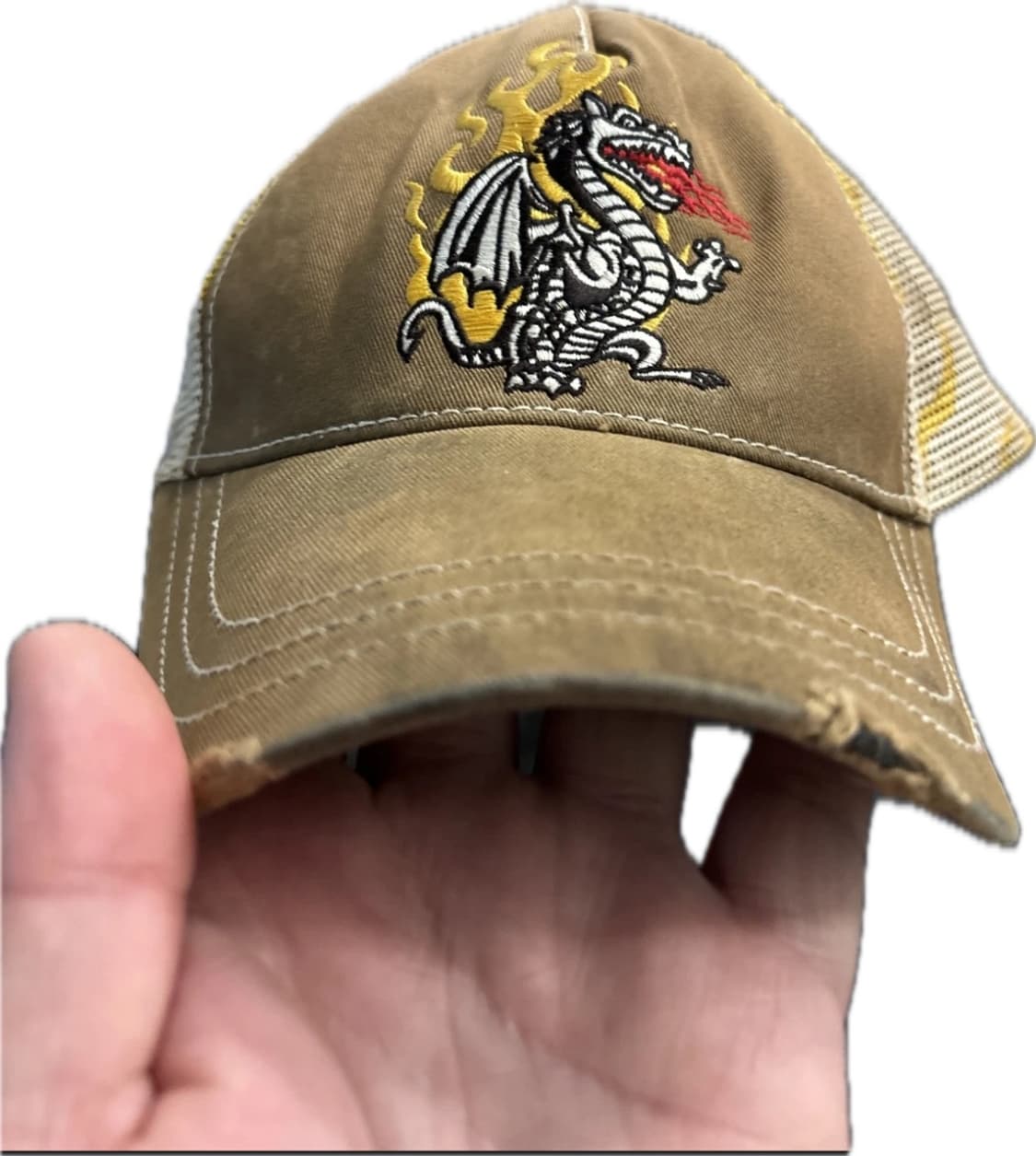 90s 빈티지 드래곤 캡 트러커캡 hvp 상품이미지3