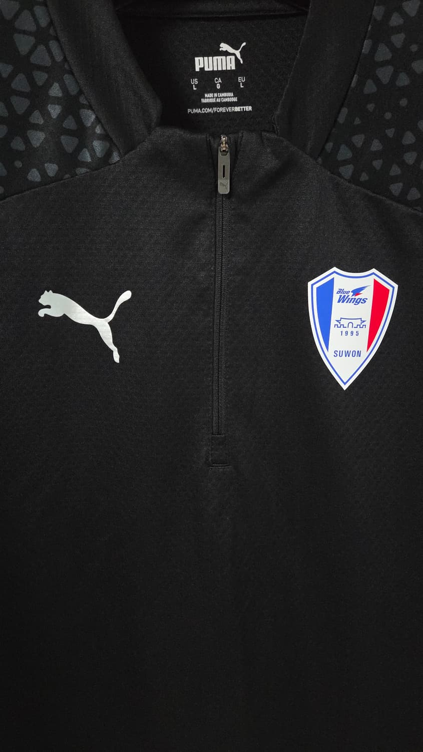 (착샷) 수원삼성 블루윙즈 유니폼 져지 트레이닝 탑 드릴탑  상품이미지3