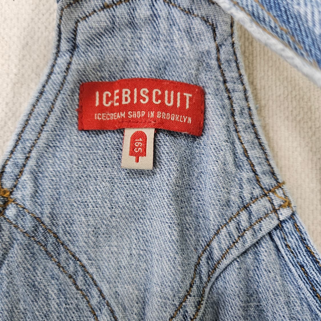 165 아이스비스킷 키즈 멜빵 치마 0309Y 상품이미지3