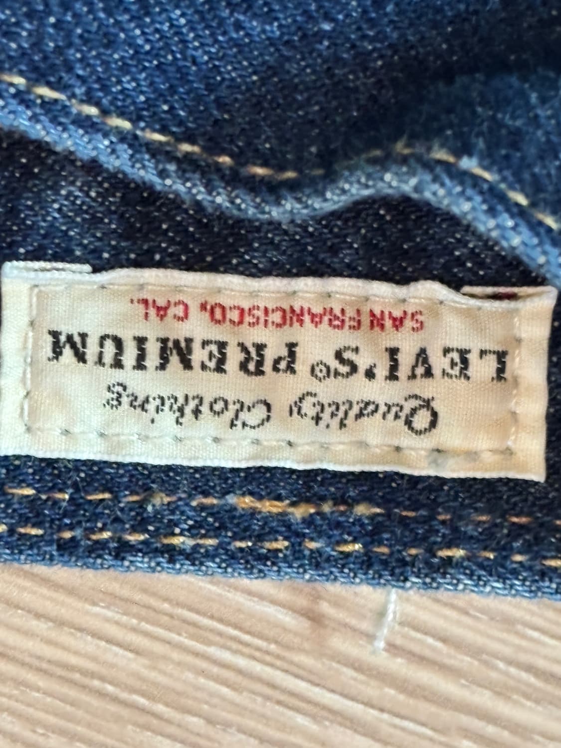 리바이스 501 데님프리미엄청바지 W28 L32 빅E (미국) 희귀매물 상품이미지6