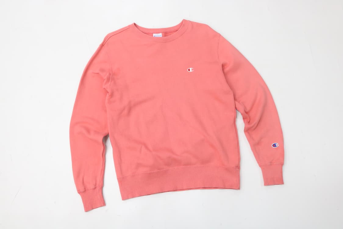 Champion 챔피온 빈티지 C로고 핑크 크루넥 맨투맨 (M) 상품이미지2