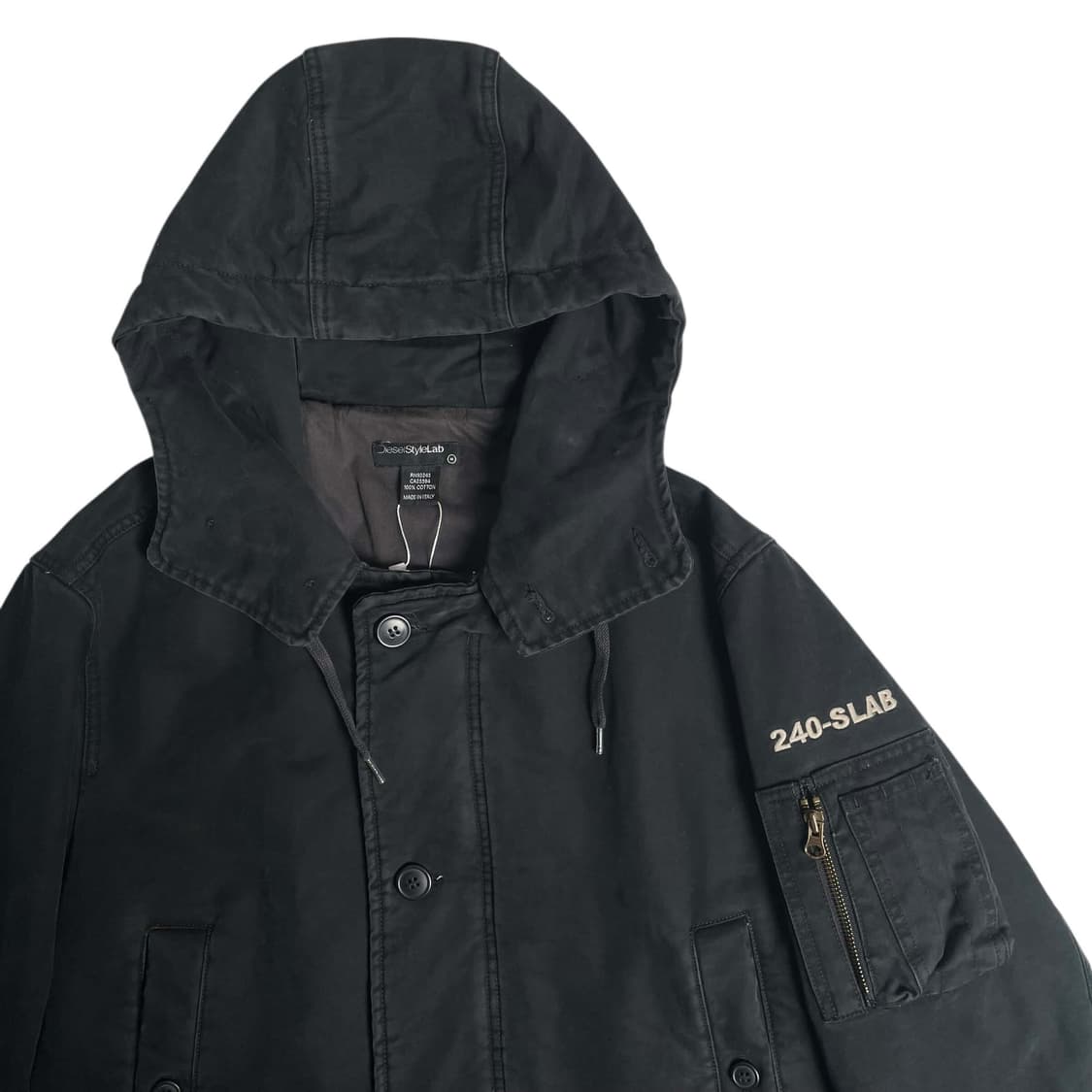 Diesel style lab 240-SLAB 헤비코튼 밀리터리 파카 상품이미지3