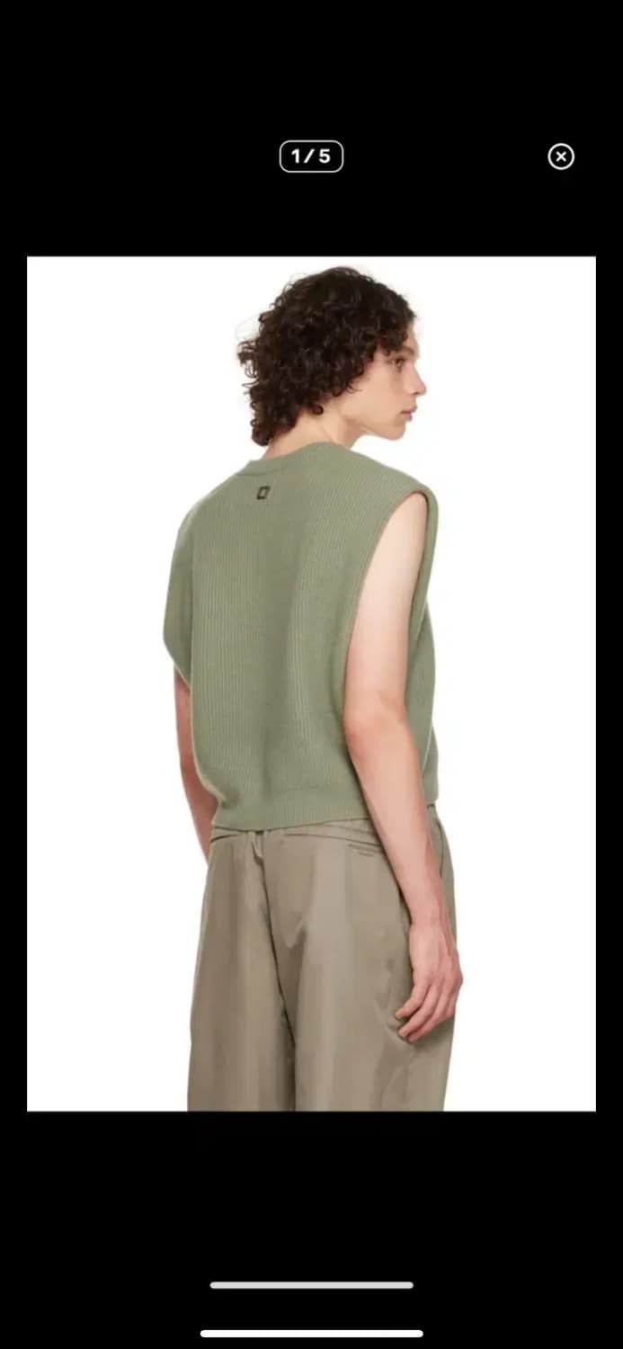 우영미 22fw 백로고 베스트 46사이즈 상품이미지9