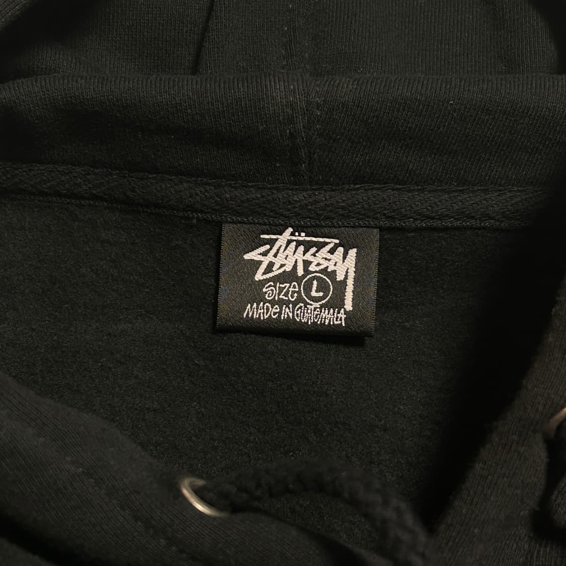 스투시 다이스 로고 블랙 후드티 상품이미지6