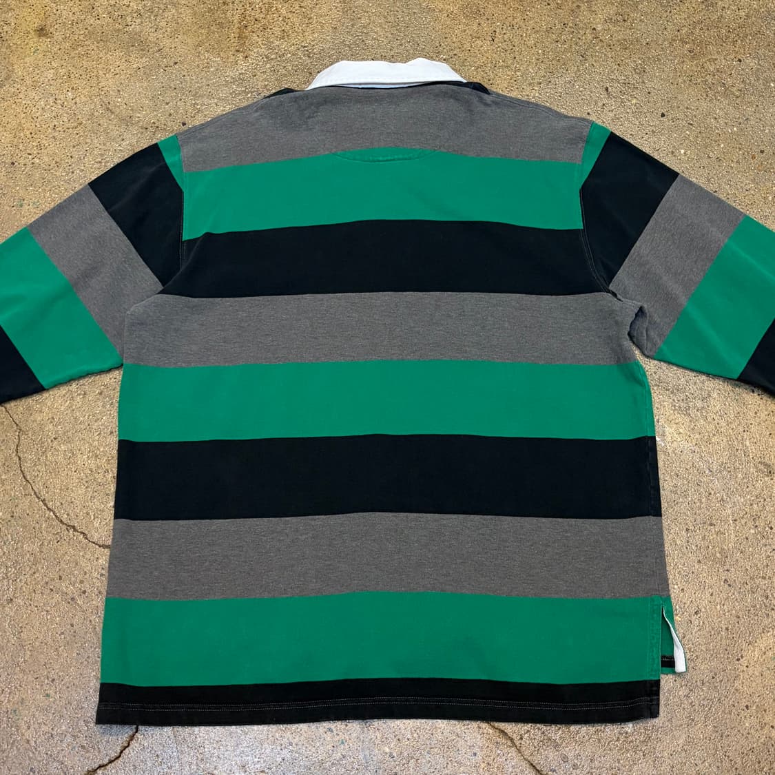 레어 00s 미국 빈티지 폴로랄프로렌 스트라이프 럭비티 카라티 상품이미지6