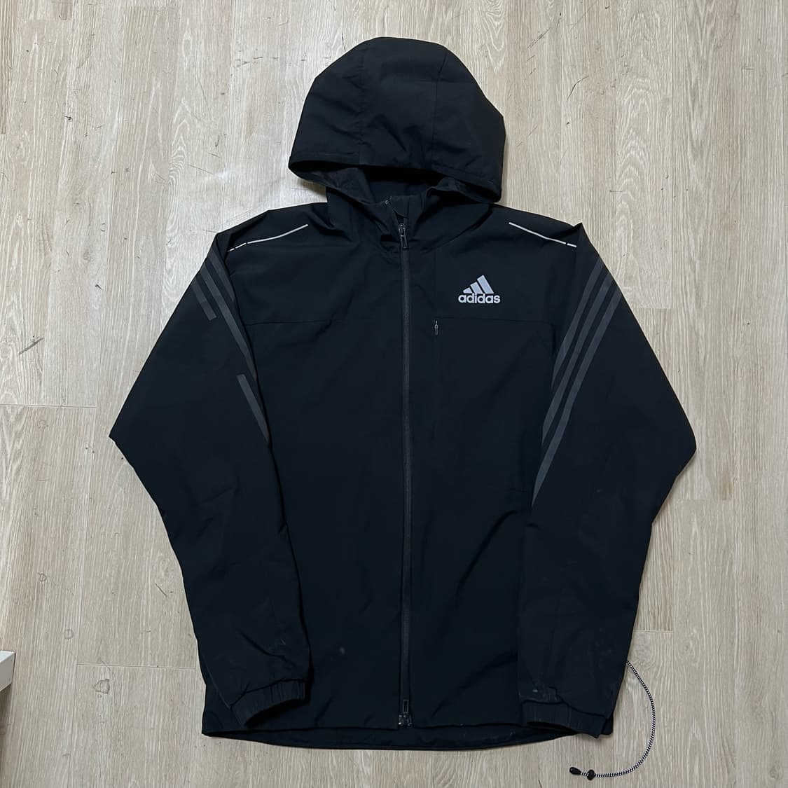 아디다스 사이드라인 후드 바람막이 집업 XL/105  상품이미지1