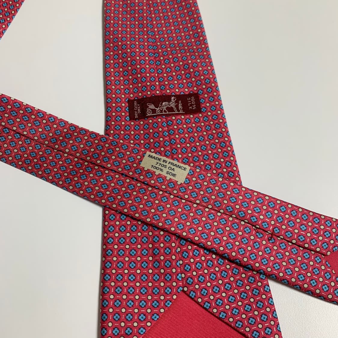 에르메스(HERMES) 명품넥타이 A+등급 프랑스 100실크 9cm 상품이미지7