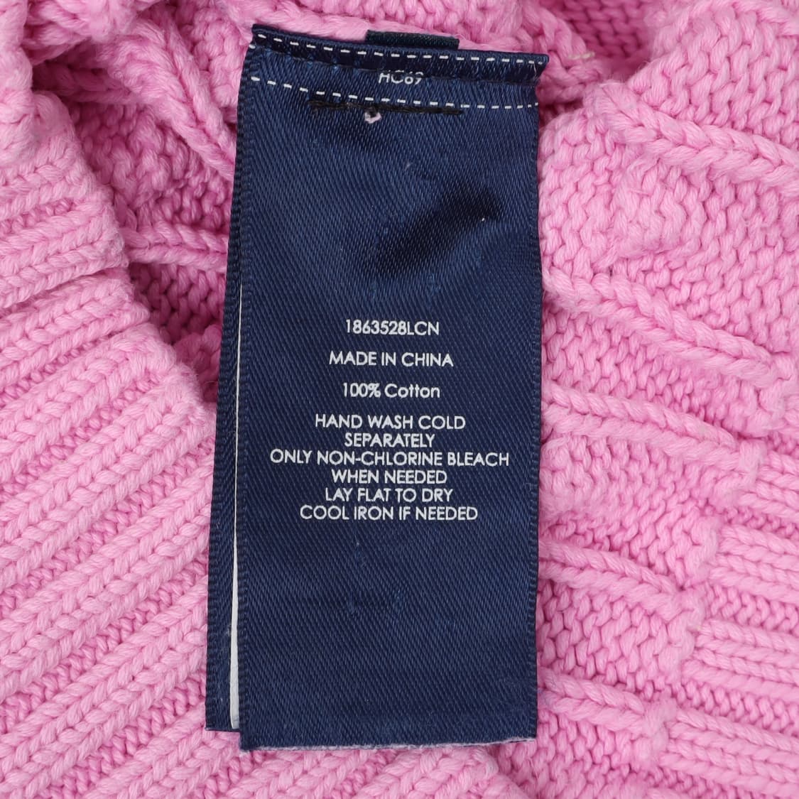 폴로 랄프로렌 라이트 핑크 케이블 니트 상품이미지9