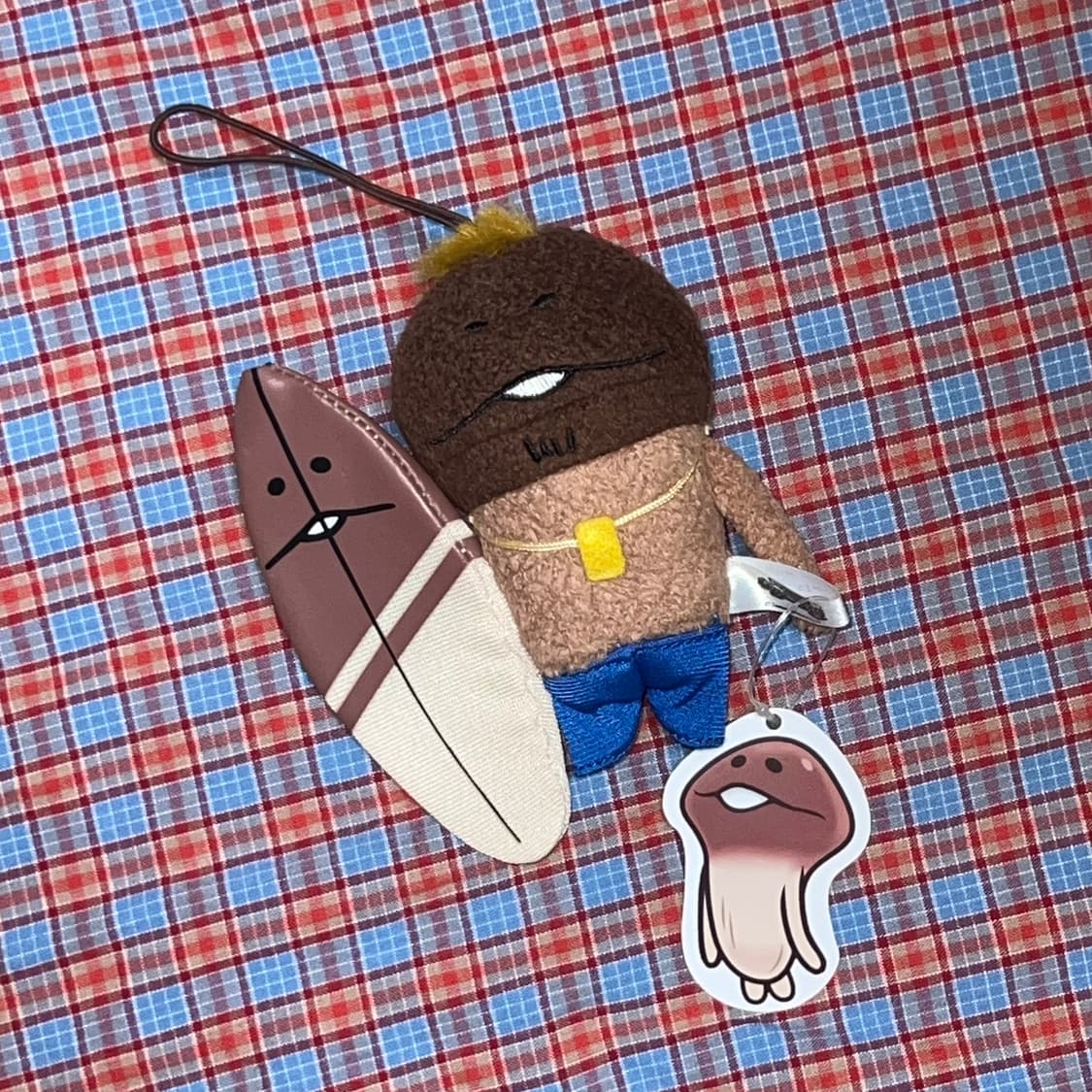 [단순 전시, 고전] 나메코 서핑보드 서핑 스트랩 상품이미지1