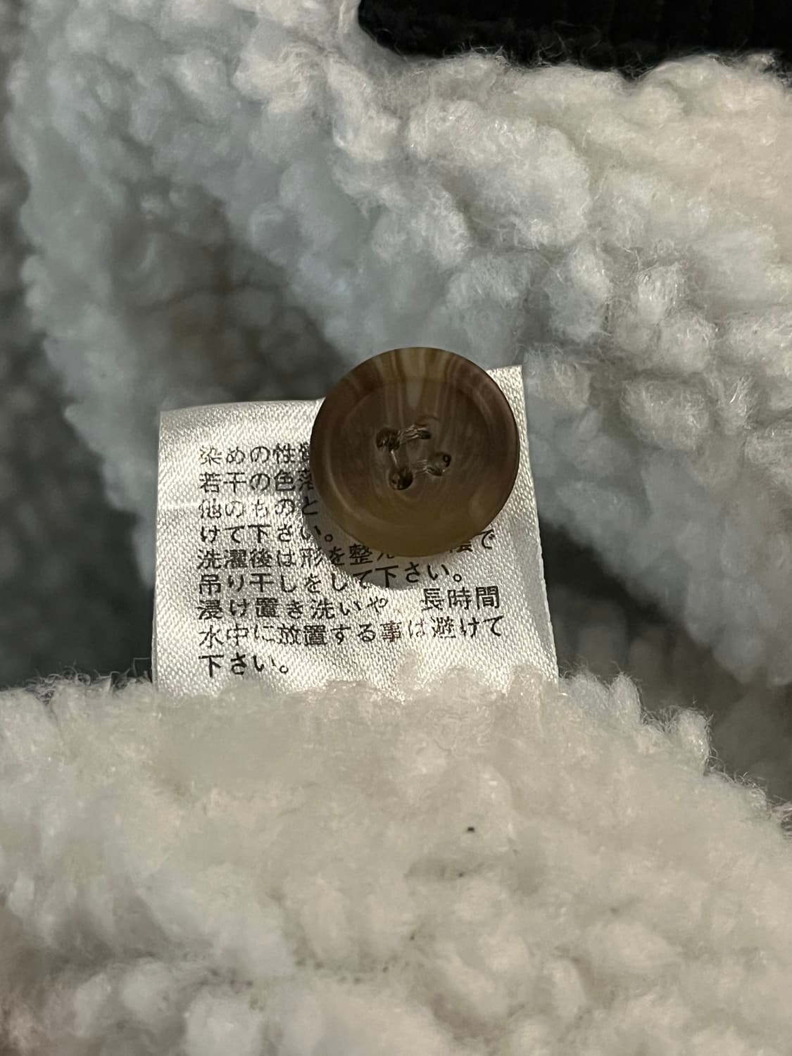 Gents 시어링 코듀로이 셔츠 자켓 블랙 LL 상품이미지7