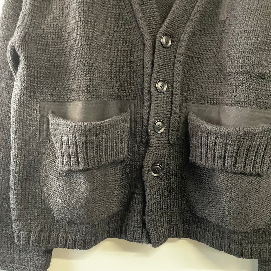 요지 야마모토 울 가디건 상품이미지5