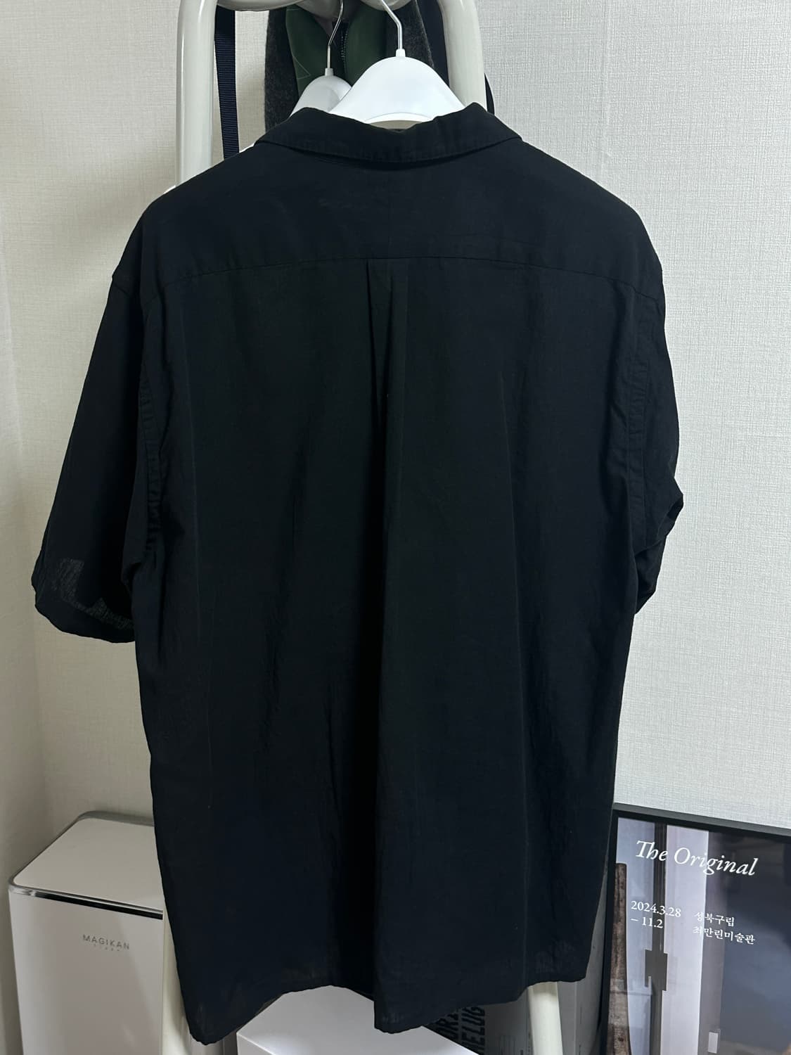 [2] 21ss 코모리 베타샨 오픈카라셔츠 블랙, 삭스 일괄 상품이미지2