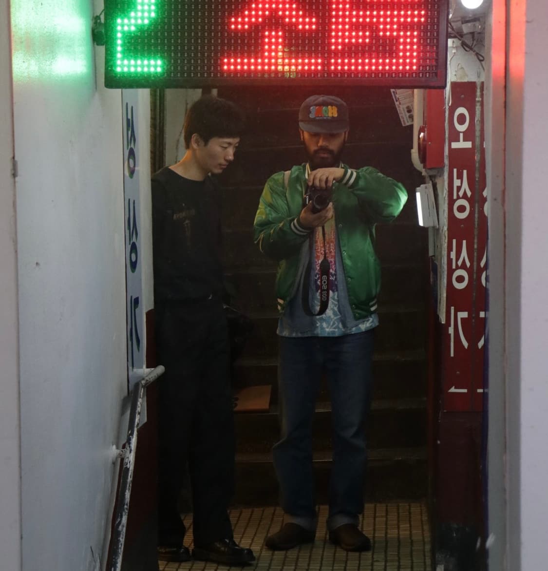 swingster satin varsity jacket (90s)  상품이미지6