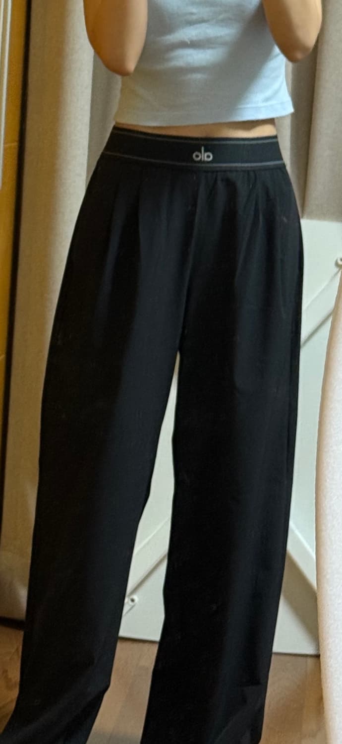 알로 요가 레귤러 수트업 트라우저 블랙 S 상품이미지2