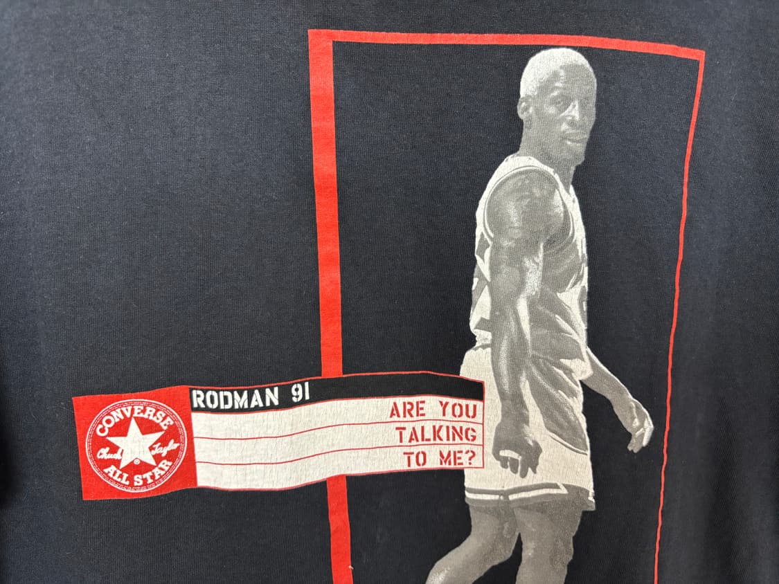 빈티지 90s Converse Rodman 데니스 로드맨 컨버스 티셔츠 상품이미지6
