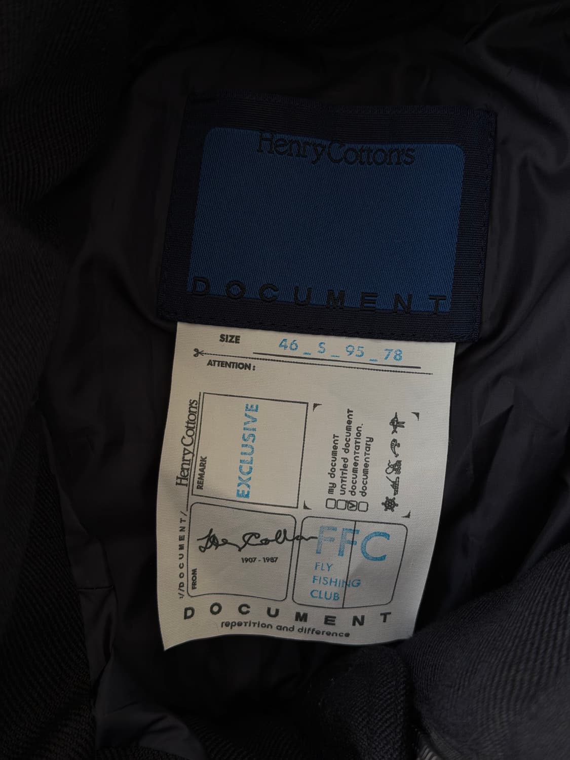 헨리코튼 x 도큐먼트 Wool Heavy Down Parka 상품이미지3