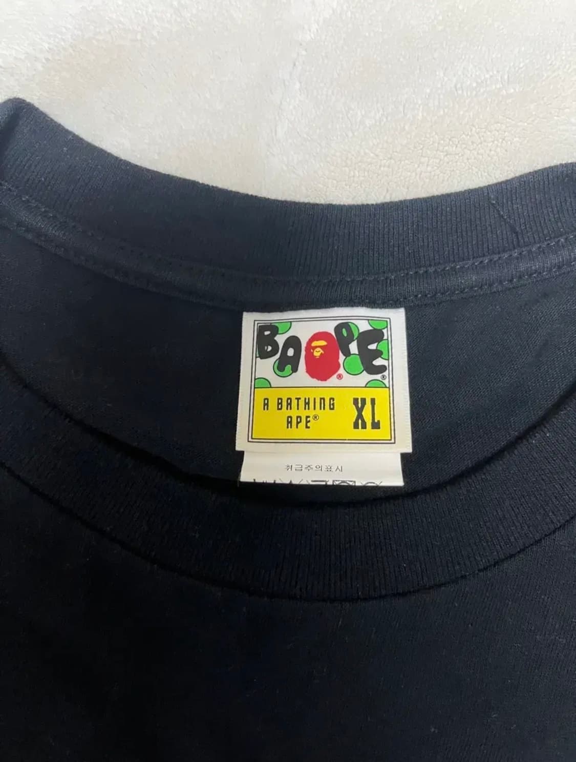 BAPE 베이프 반팔 XL사이즈 상품이미지3