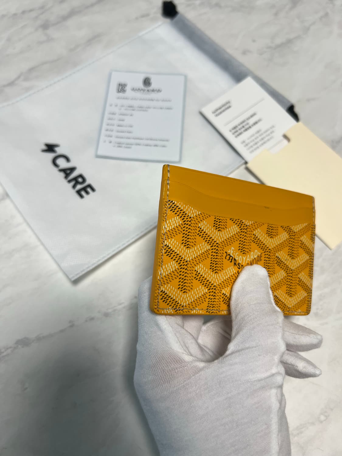 고야드 생쉴피스 카드지갑 옐로우 상품이미지7