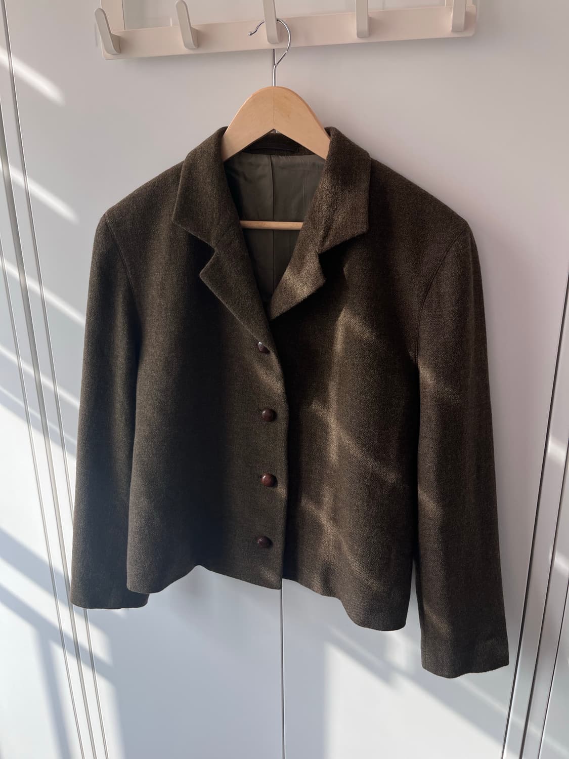 Kiyoko takase 카키브라운 울 자켓 상품이미지8