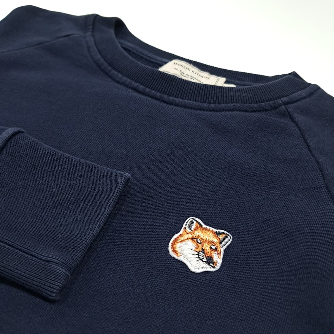 CL864 XS 메종키츠네 폭스헤드 네이비 맨투맨 스웻셔츠 상품이미지4