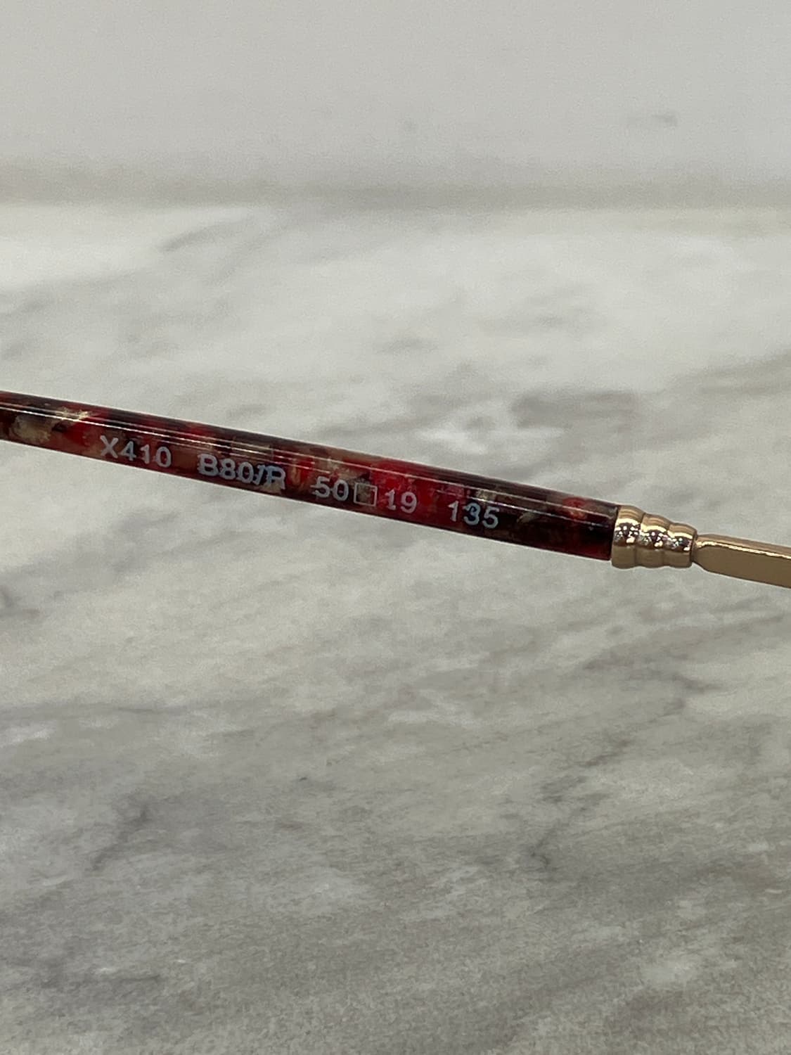 앤 마리 ANNE MARIE 엔틱 골드 오벌 볼드 라운드 메탈테 안경 상품이미지9