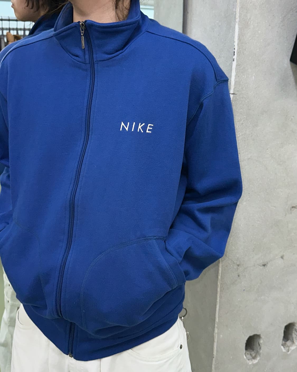 나이키 2000s 스펠 로고 코튼 트랙탑 상품이미지1