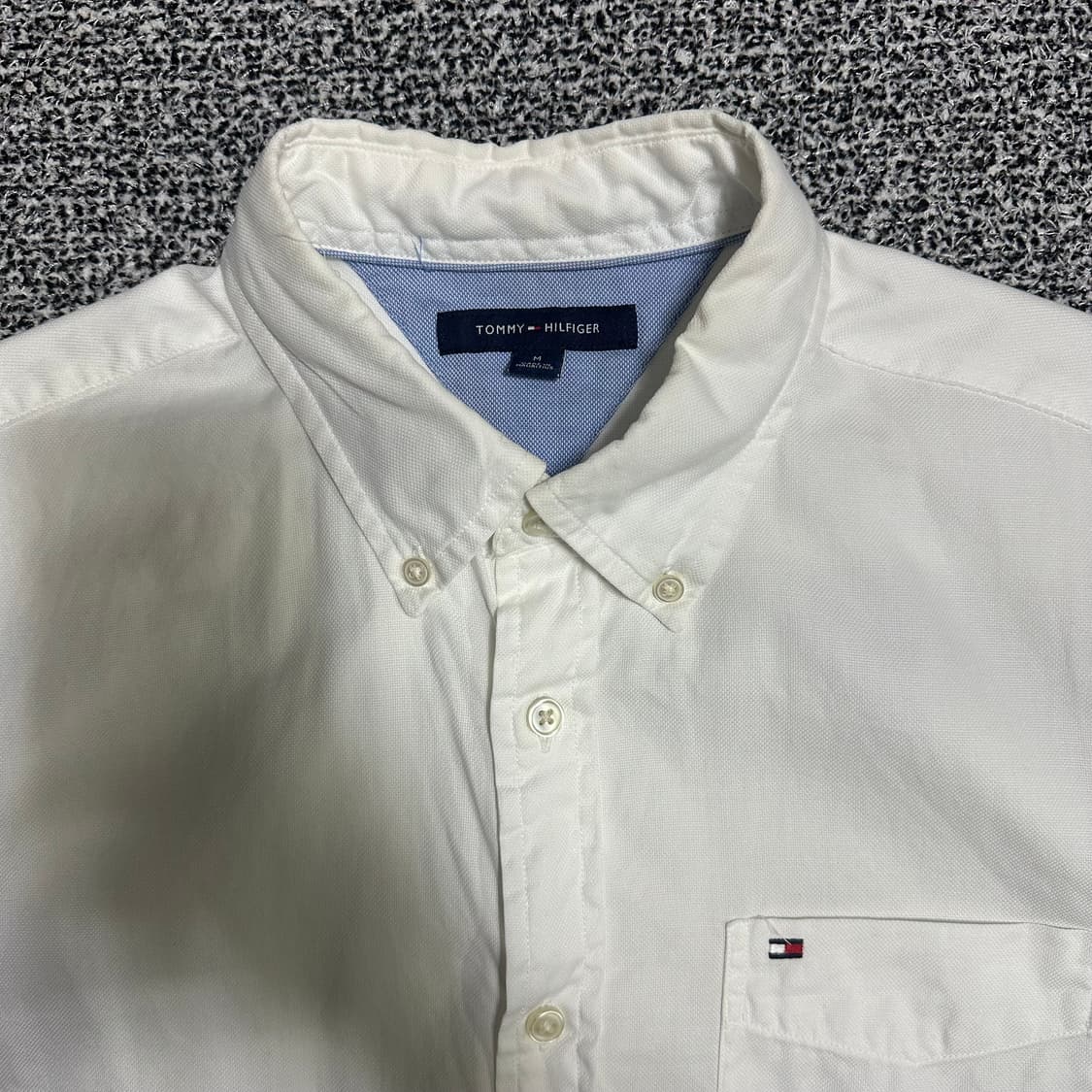 (M) 타미힐피거 흰색 옥스포드 셔츠 남방 상품이미지2