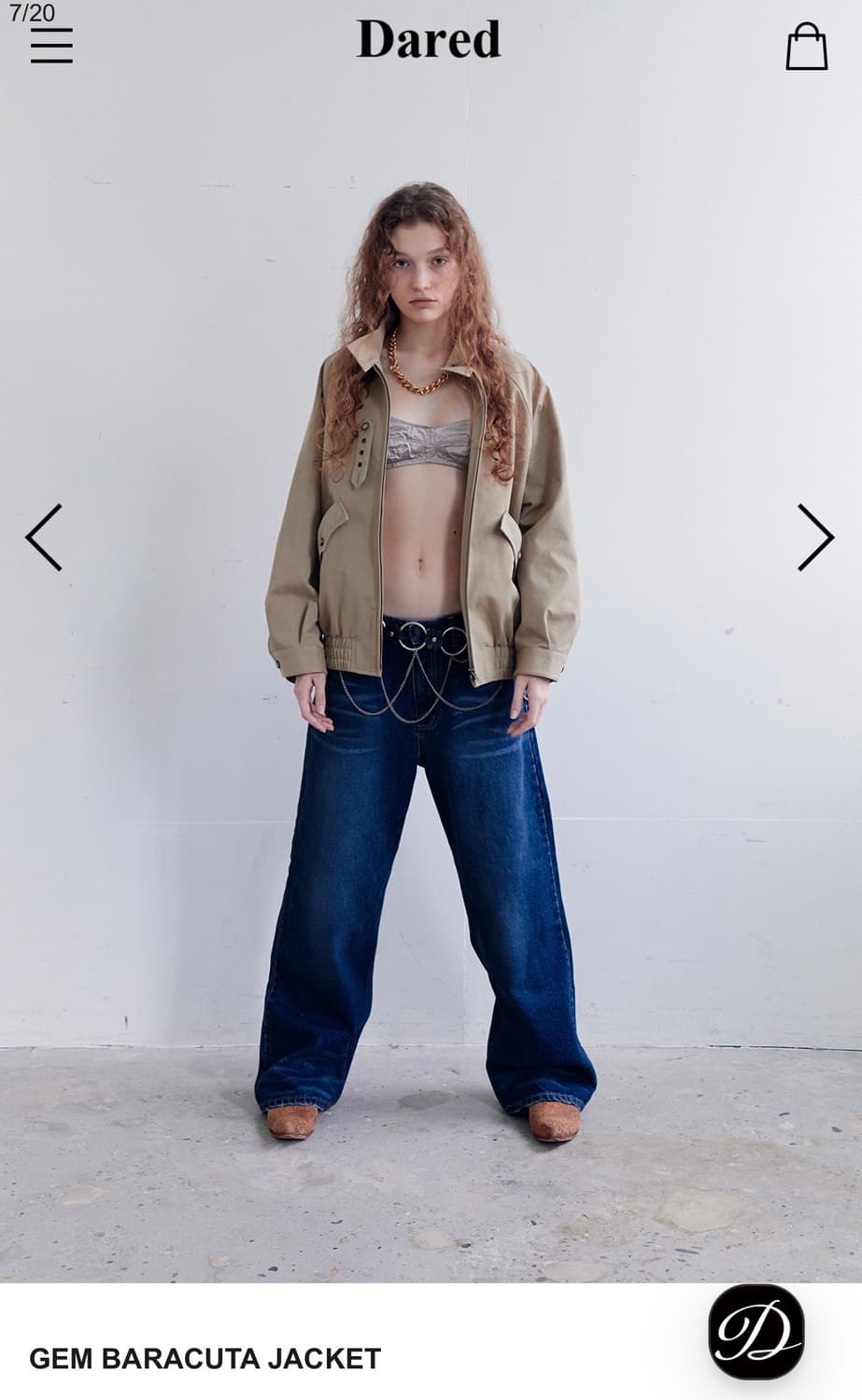 DARED_GEM BARACUTA JACKET 상품이미지1