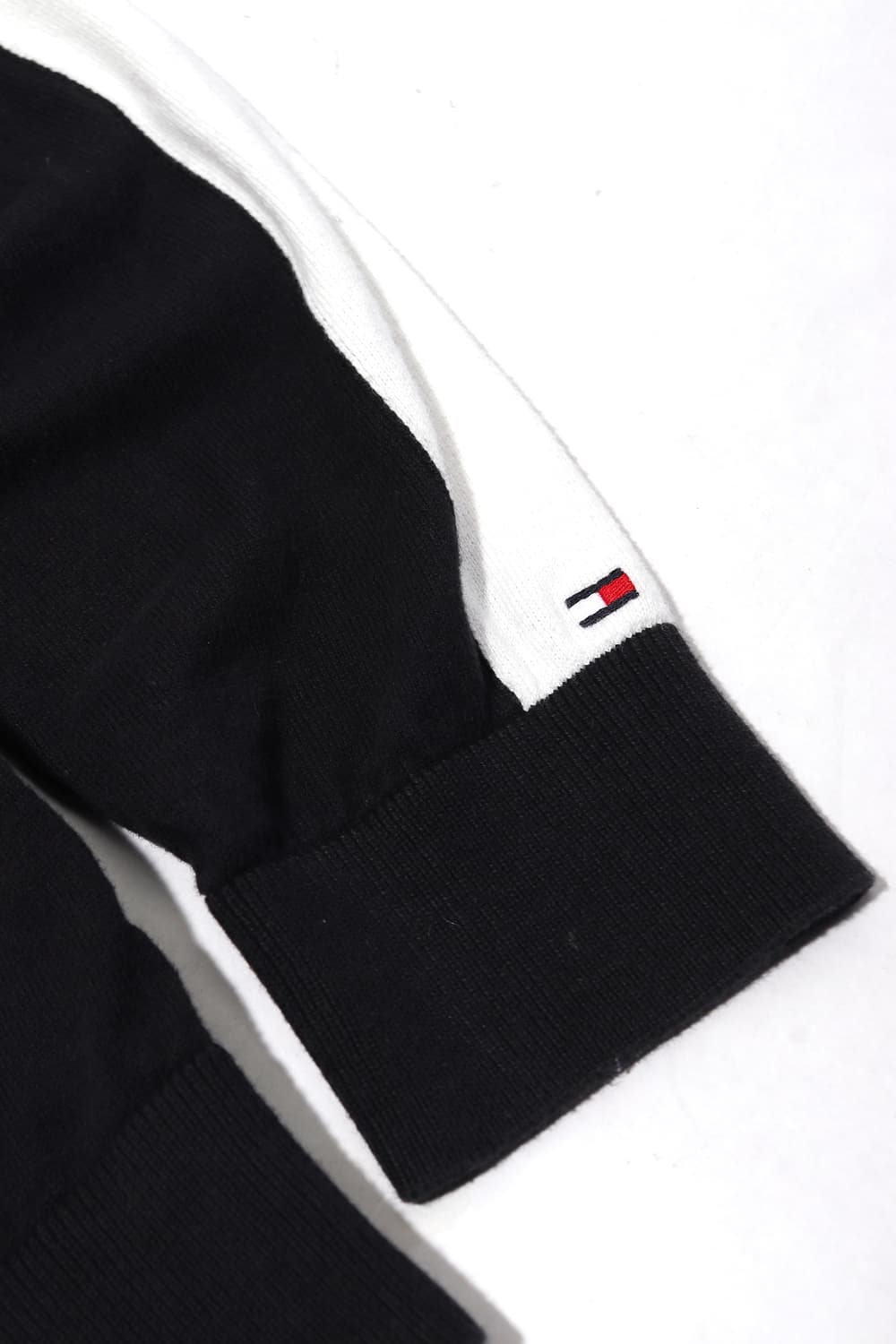 TOMMY HILFIGER 배색 코튼 스웨터 size M 상품이미지4