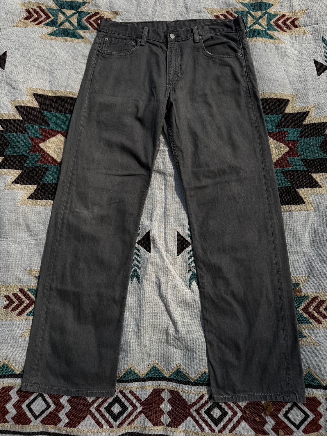 리바이스 569 흑청 34/34 블랭크탭 상품이미지2