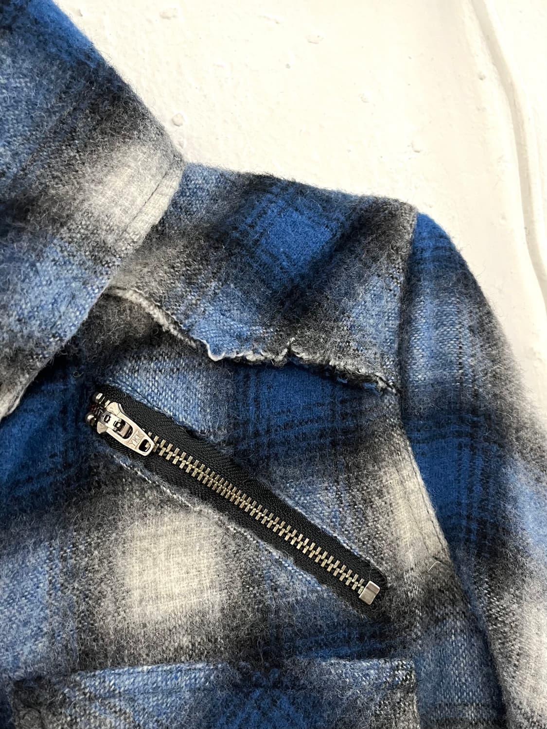 LGB 울 플란넬 그런지 롱셔츠 상품이미지6