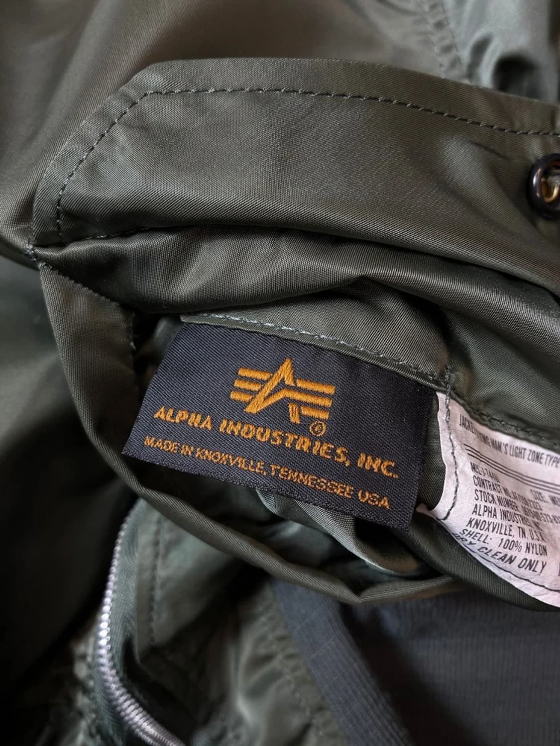알파인더스트리 90's L-2B 블루종 자켓 PN7963 상품이미지7